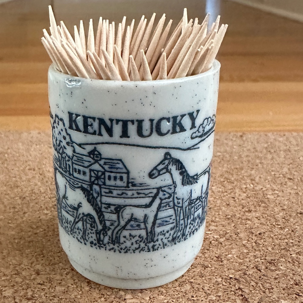 Kentucky Toothpick Holder Shot Glass Kentucky Derby Museum